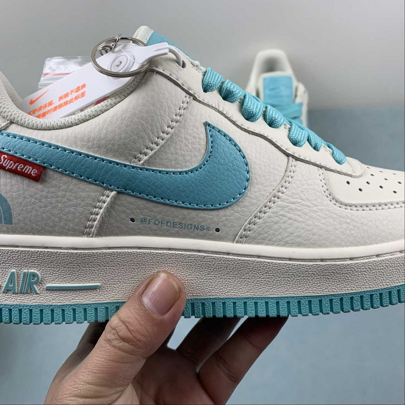 Air Force Supreme The North Face Blue Marine