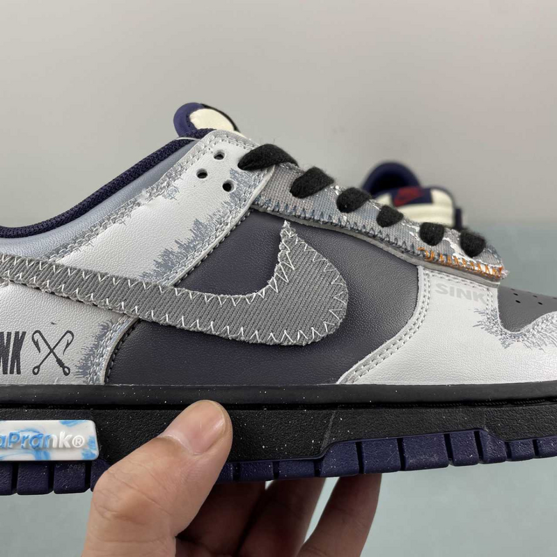 Dunk Low Sneaker Sag Wave Custom