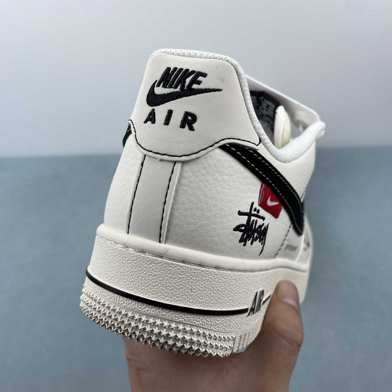Air Force Stussy Designs Black And White