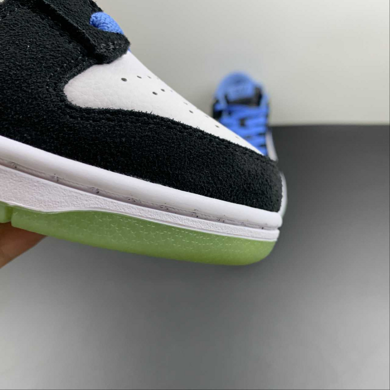 Dunk Low White Black Royal