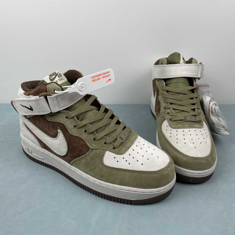 Air Force Coffe White High Top